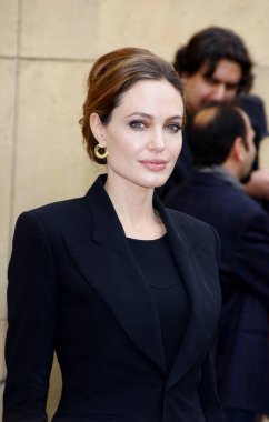 Angelina Jolie at the American Cinematheque's 2012 Globe Awards Foreign-Language Nominee Event held at the Egyptian Theater in Hollywood, USA on January 15, 2012.