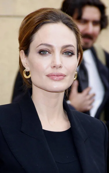 Angelina Jolie American Cinematheque 2012 Globe Awards Foreign Language Nominee — ストック写真