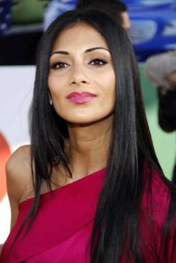 Şarkıcı Nicole Scherzinger, 18 Haziran 2011 'de ABD' nin Los Angeles şehrindeki El Capitan Tiyatrosu 'nda düzenlenen 