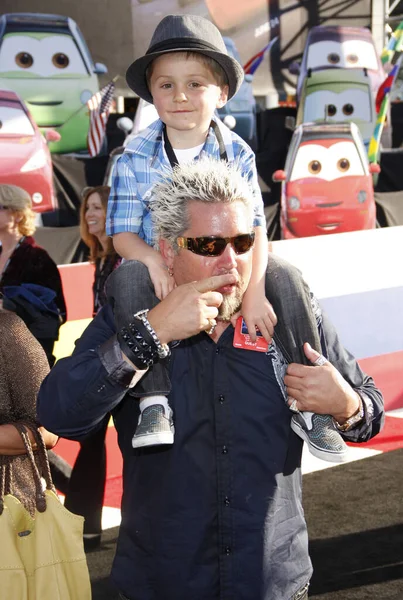 Chef Guy Fieri Estreno Cars Los Ángeles California Estados Unidos — Foto de Stock