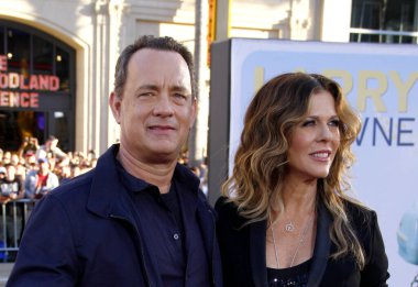 Tom Hanks ve Rita Wilson, 27 Haziran 2011 'de Los Angeles, Kaliforniya' da Grauman 'ın Çin Tiyatrosu' nda düzenlenen 