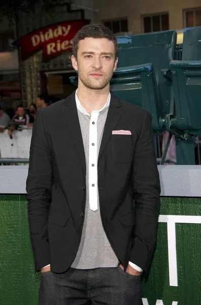 Singer Justin Timberlake Los Angeles Premiere Trouble Curve Held Mann — Stock Photo, Image