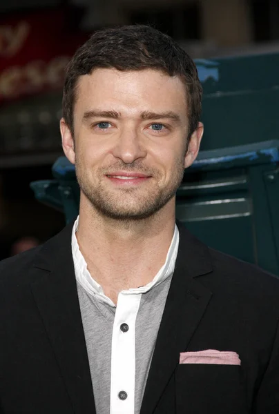 Τραγουδιστής Justin Timberlake Στην Πρεμιέρα Του Trouble Curve Στο Λος — Φωτογραφία Αρχείου