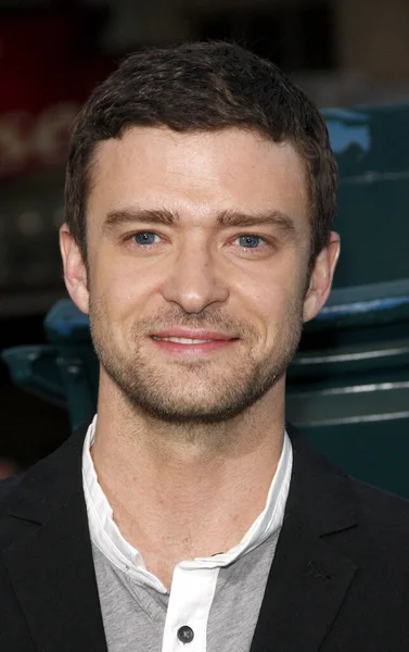 Justin Timberlake Énekes Los Angeles Mann Village Theatre Ben Rendezett — Stock Fotó