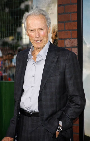 Director Clint Eastwood Estreno Los Ángeles Trouble Curve Celebrado Mann — Foto de Stock
