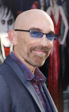 Aktör Jackie Earle Haley, 7 Mayıs 2012 'de Hollywood, ABD' deki Grauman 'ın Çin Tiyatrosu' nda düzenlenen Dark Shadows 'un Los Angeles galasında.