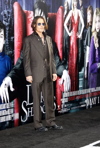 Actor Johnny Depp Estreno Los Ángeles Dark Shadows Celebrado Grauman —  Fotos de Stock