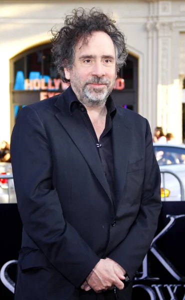 Regissören Tim Burton Los Angeles Premiär Dark Shadows Som Hölls — Stockfoto