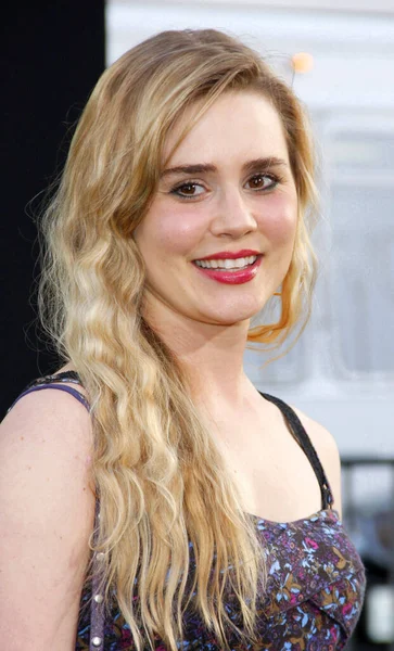 Herečka Alison Lohmanová Premiéře Dark Shadows Los Angeles Která Konala — Stock fotografie