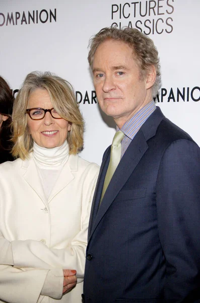 Diane Keaton Kevin Kline Los Angeles Premiéra Darling Companion Konala — Stock fotografie