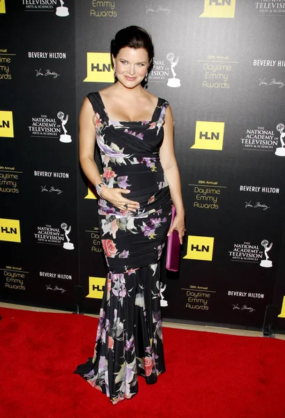 2012年6月23日 アメリカ ビバリーヒルズのビバリー ヒルトン ホテルで開催された第39回デイタイム エミー賞の女優ヘザー — ストック写真