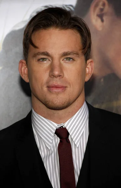 Actor Channing Tatum Estreno Los Ángeles Dear John Celebrado Grauman — Foto de Stock