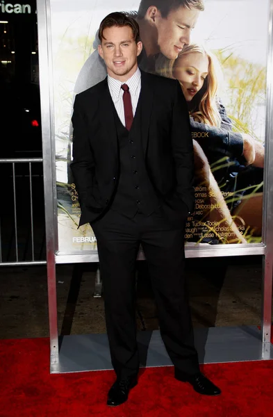 Actor Channing Tatum Estreno Los Ángeles Dear John Celebrado Grauman — Foto de Stock