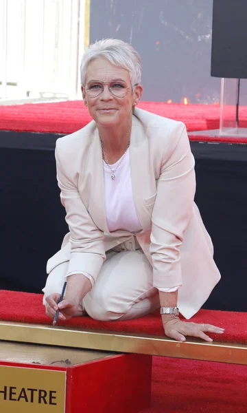 Jamie Lee Curtis Bei Jamie Lee Curtis Hand Und Fußabdruck — Stockfoto