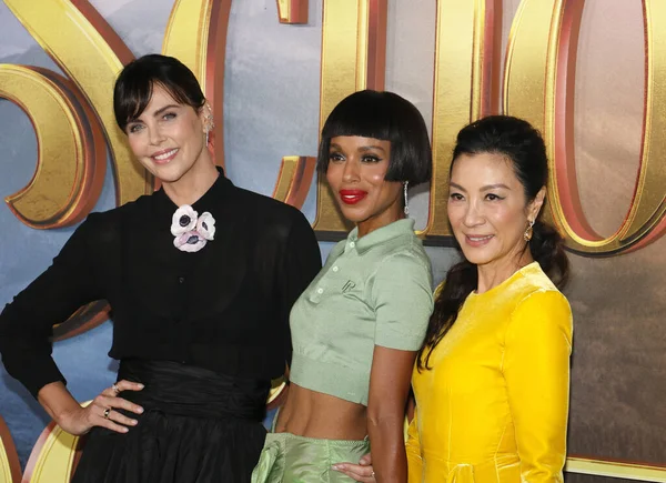 Charlize Theron Kerry Washington Michelle Yeoh Estreno Los Ángeles School — Foto de Stock