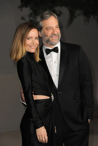 Leslie Mann Judd Apatow Gala Anual Del Museo Academia Celebrada — Foto de Stock