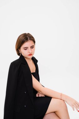 Genç bir kızın iş portresi