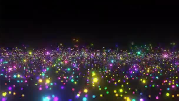 在现场跳舞的灯光 背景音乐 4K解像度 — 图库视频影像