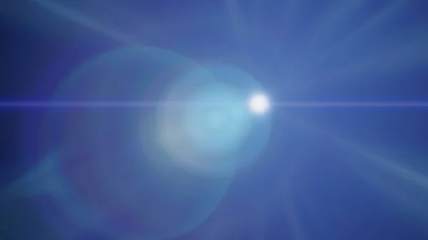 Blaues Licht Linsenschlag Grafisches Material Linsenschlag Licht Lichtleck — Stockfoto