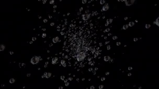 泡沫在水中上升的背景视频材料 4K分辨率 — 图库视频影像