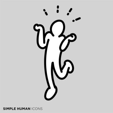 Basit insan simgesi serisi 