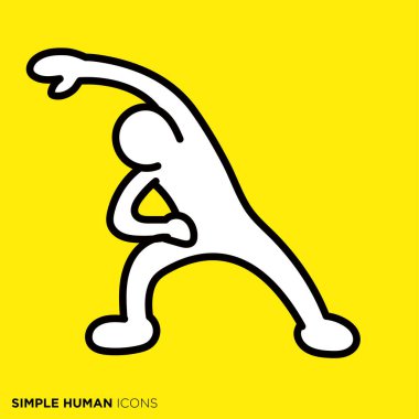 Basit insan simgesi serisi 