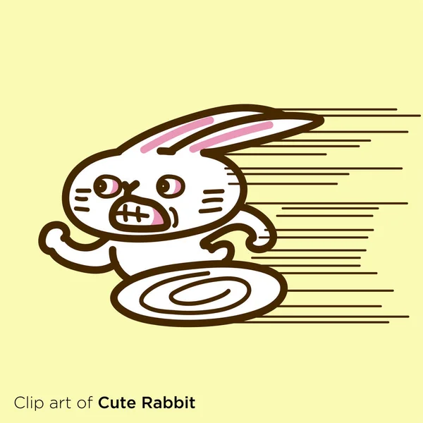Rabbit Character Illustration Series — 스톡 벡터