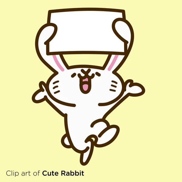 Rabbit character illustration series 