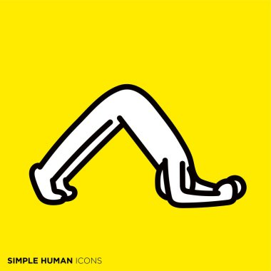 Simple human icon series 