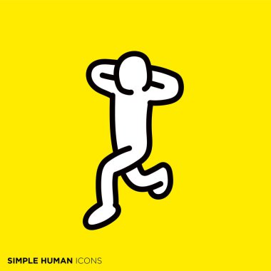 Simple human icon series 