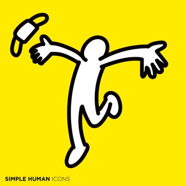 A simple human icon series 