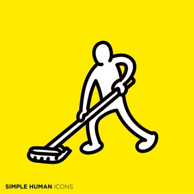 Simple human icon series 