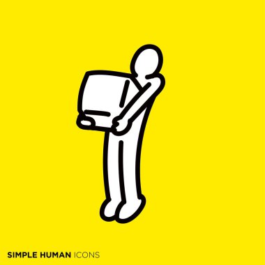 Simple human icon series 