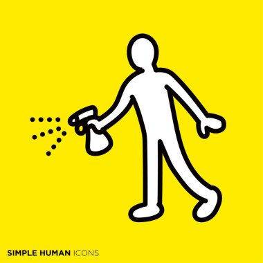 Simple human icon series 