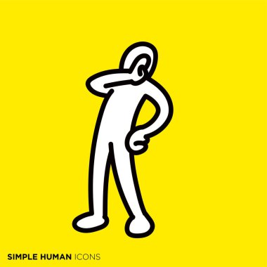 Basit insan simgesi serisi 