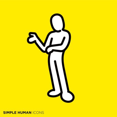 Basit insan simgesi serisi 