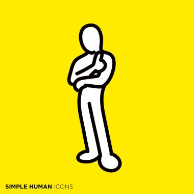 Basit insan simgesi serisi 