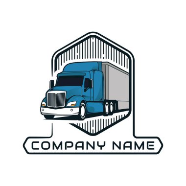 Ulaşım işi yapan bir şirket için logo tasarımı ya da içinde bir kamyon simgesi isteyen bir şirket için.