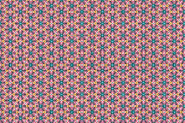 Çiçek gibi görünen renkli soyut desen sıvıların kabarcıklarının makro fotoğrafından yaratıldı.