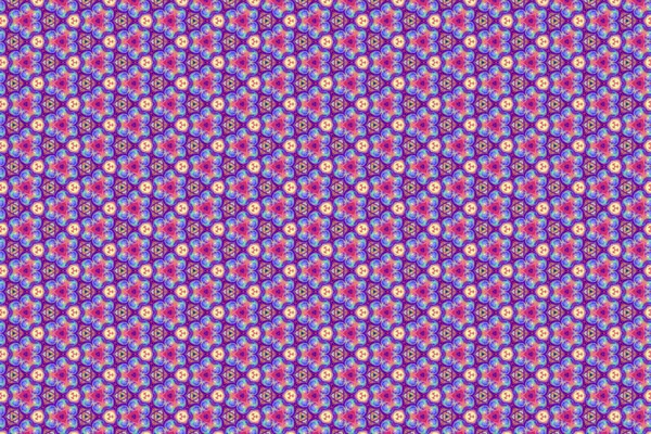 Çiçek gibi görünen renkli soyut desen sıvıların kabarcıklarının makro fotoğrafından yaratıldı.