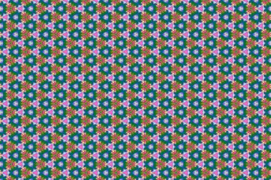 Çiçek gibi görünen renkli soyut desen sıvıların kabarcıklarının makro fotoğrafından yaratıldı.