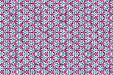 Çiçek gibi görünen renkli soyut desen sıvıların kabarcıklarının makro fotoğrafından yaratıldı.