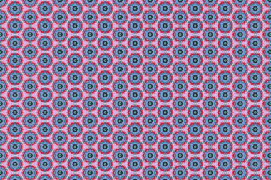 Çiçek gibi görünen renkli soyut desen sıvıların kabarcıklarının makro fotoğrafından yaratıldı.