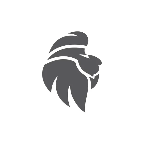 Design Ilustração Imagens Logotipo Cabeça Leão — Vetor de Stock