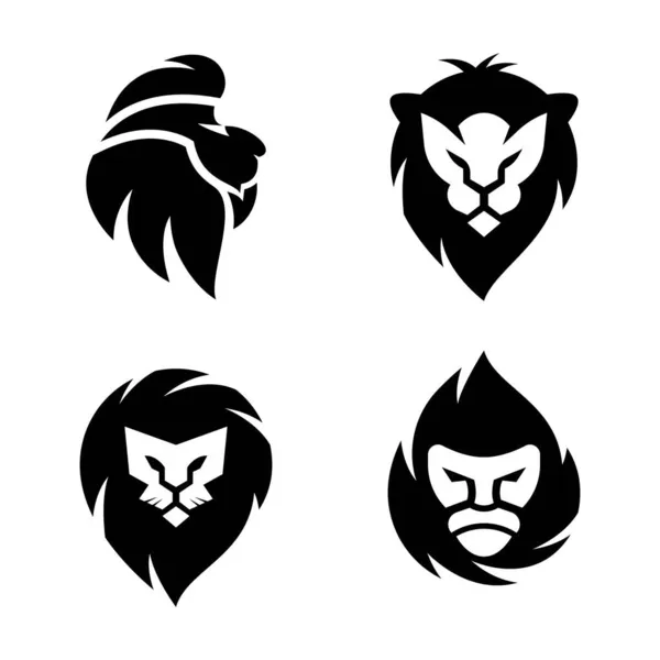 Lion Logo Images Illustration Design — Image vectorielle