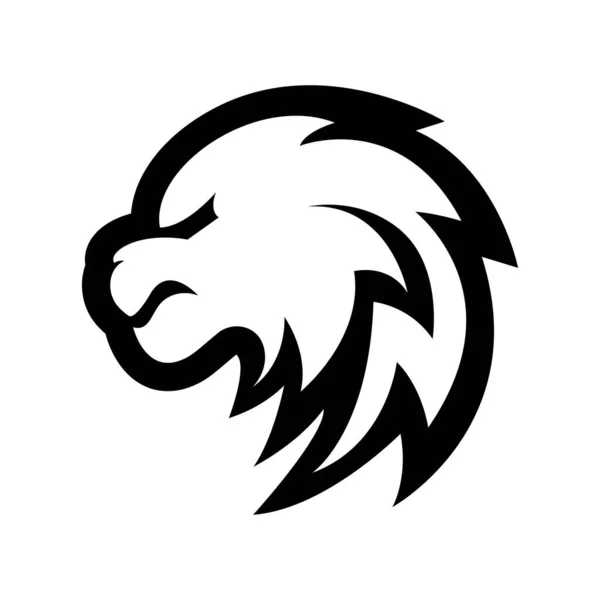 León Logo Imágenes Ilustración Diseño — Vector de stock