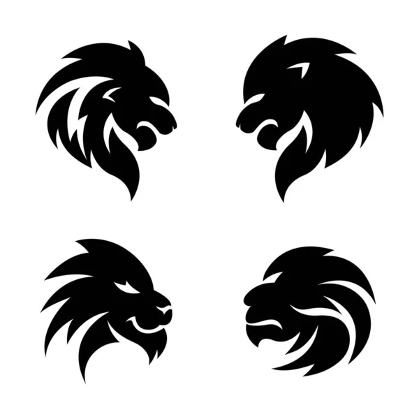 Дизайн Ілюстрації Зображень Логотипу Lion — стоковий вектор