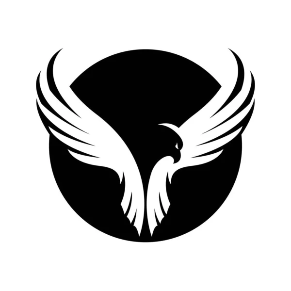 Logo Águila Imágenes Ilustración Diseño — Vector de stock