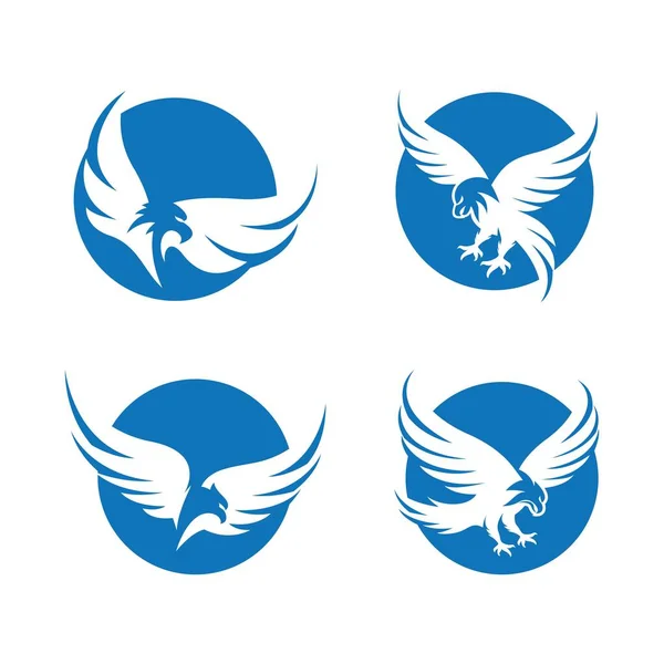 Eagle Logotipo Imagens Ilustração Design — Vetor de Stock