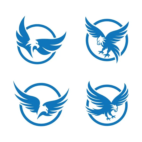 Adler Logo Bilder Illustration Design — Stockvektor